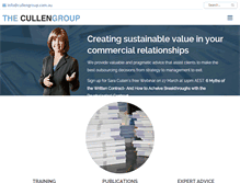 Tablet Screenshot of cullengroup.com.au